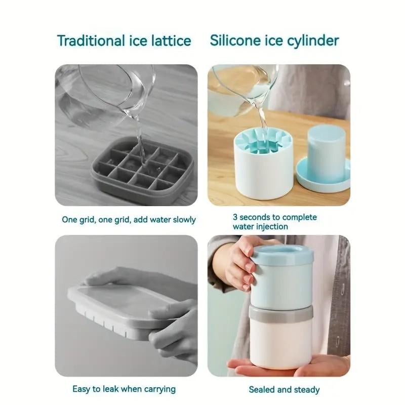 🧊Quick Freezing Silicone Ice Cube Mold❄️