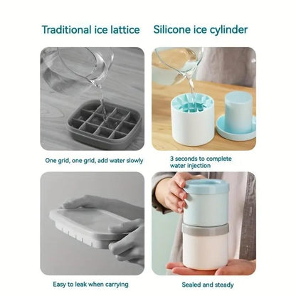 🧊Quick Freezing Silicone Ice Cube Mold❄️