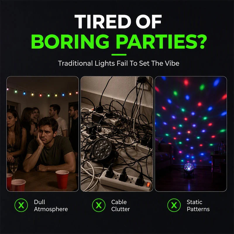 Rechargeable Party Laser Light with Remote Control