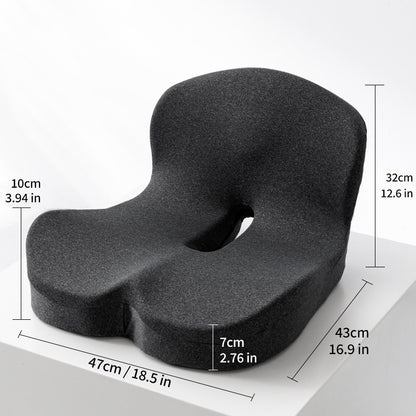 🪑 Limited-Time Sale Non-Slip Memory Foam Seat Cushion – Deep Comfort with Removable Washable Cover