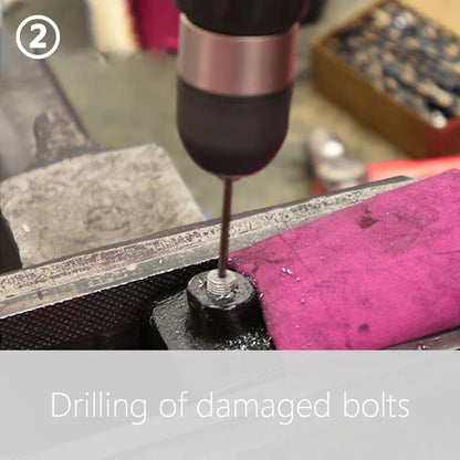 Dailyardtool® Broken Head Bolt Screw Cap Extractor Broken Head Screw Hexagon Socket Bolt Removal Tool