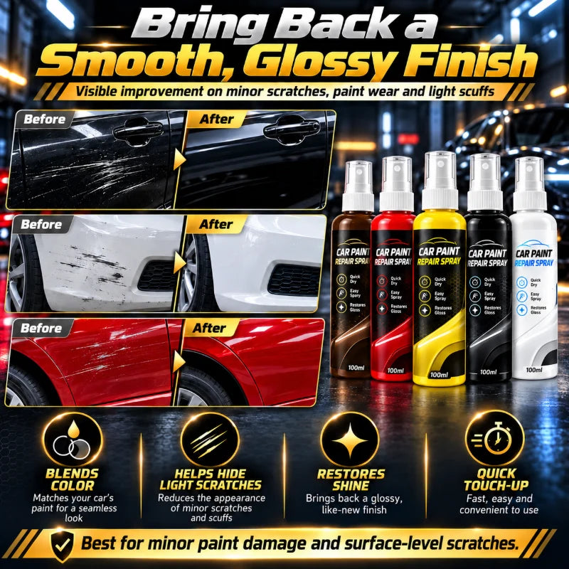 Car Scratch Repair Spray For Minor Scratches And Quick Touch Up