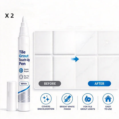 White Tile Grout Repair Pen