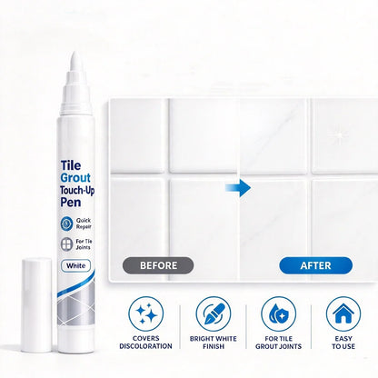 White Tile Grout Repair Pen