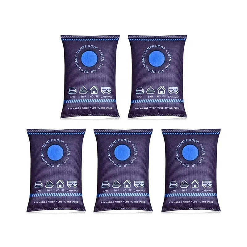 🎁Dehumidification Bag Desiccant|Reusable Moisture Absorber with Color-Changing Indicator