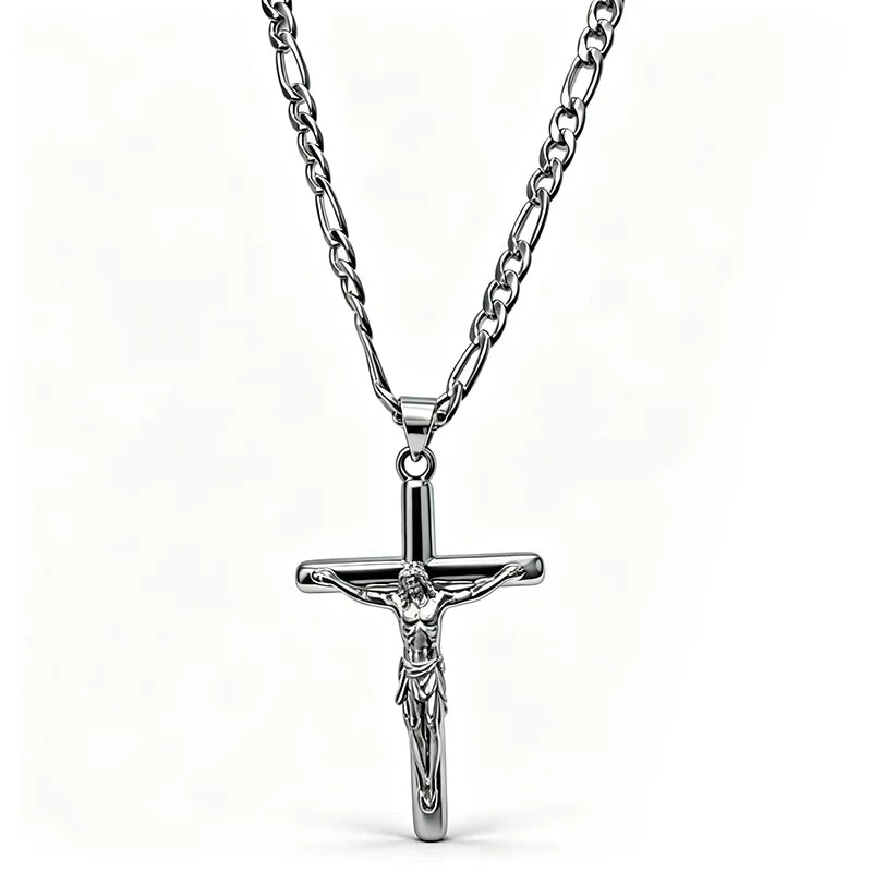 Crucifix Pendant Necklace for Men & Women