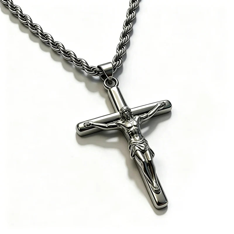Crucifix Pendant Necklace for Men & Women