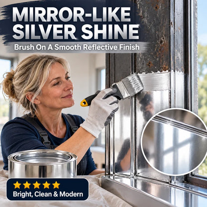 Water Based Metallic Silver Outdoor Anti Rust for Metal Renovation 100g