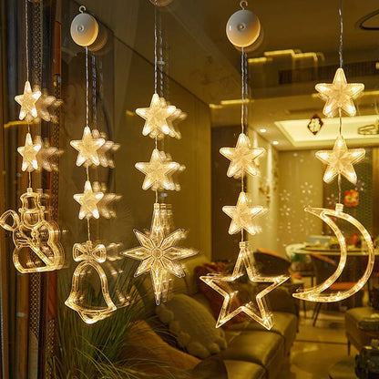🎄✨ DIY Christmas Suction Window Lights – No drill, battery & reusable ✨