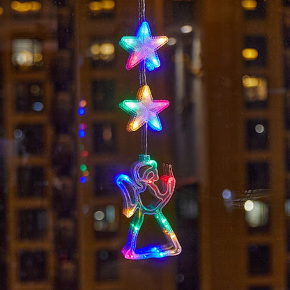 🎄✨ DIY Christmas Suction Window Lights – No drill, battery & reusable ✨