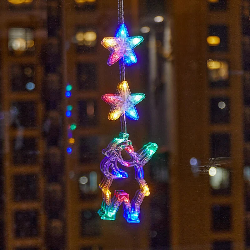 🎄✨ DIY Christmas Suction Window Lights – No drill, battery & reusable ✨