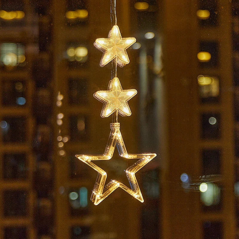 🎄✨ DIY Christmas Suction Window Lights – No drill, battery & reusable ✨