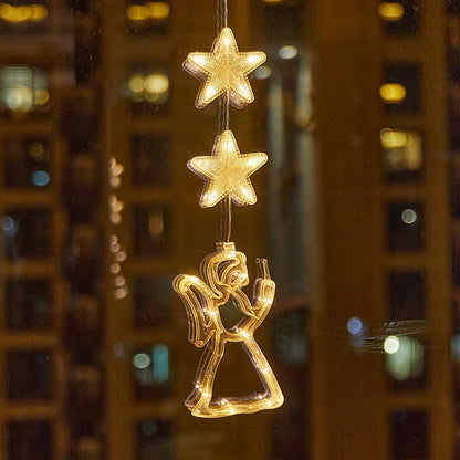 🎄✨ DIY Christmas Suction Window Lights – No drill, battery & reusable ✨