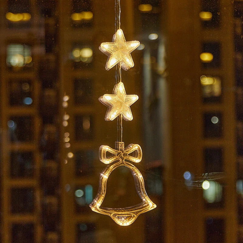🎄✨ DIY Christmas Suction Window Lights – No drill, battery & reusable ✨