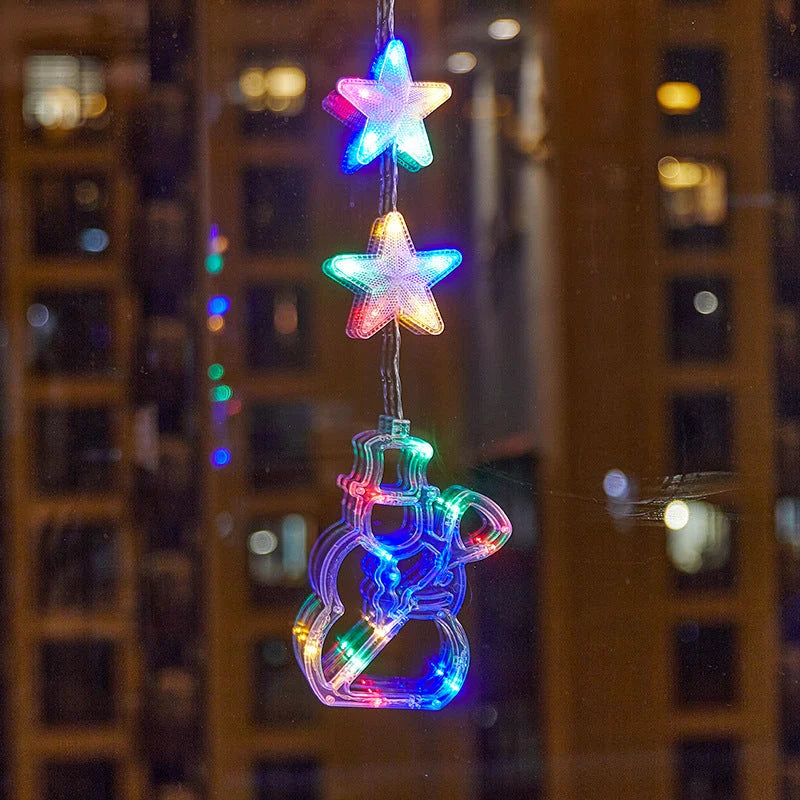 🎄✨ DIY Christmas Suction Window Lights – No drill, battery & reusable ✨