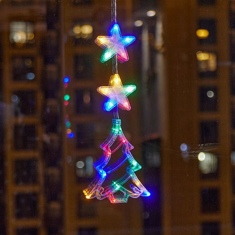 🎄✨ DIY Christmas Suction Window Lights – No drill, battery & reusable ✨