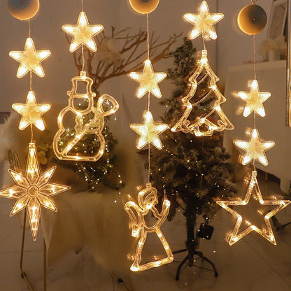 🎄✨ DIY Christmas Suction Window Lights – No drill, battery & reusable ✨