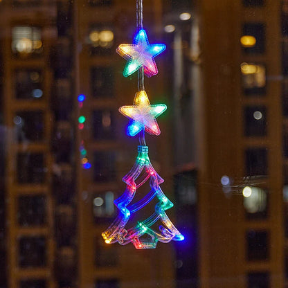 ❄️ DIY Christmas Snowflake Suction Cup LED Lights ✨ | Battery Operated, Warm & Multi-Colour, Window Suction Lights, Christmas Home & Party Decor
