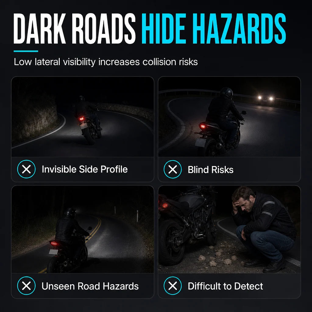 🔥Motorcycle LED Angel Wings Ground Projection Lights