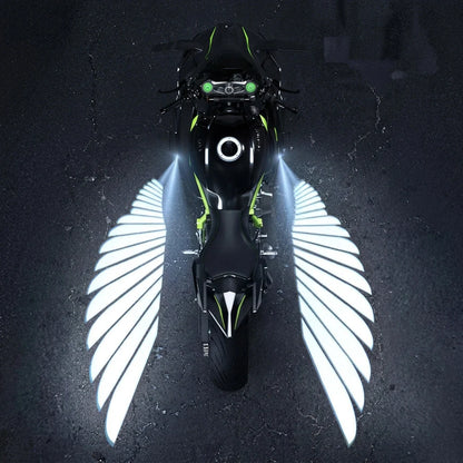 🔥Motorcycle LED Angel Wings Ground Projection Lights