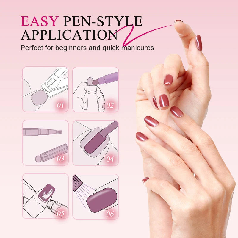 All-in-one Cat Eye Nail Gel Pen（Buy 1 Get 1 free）（2pcs）