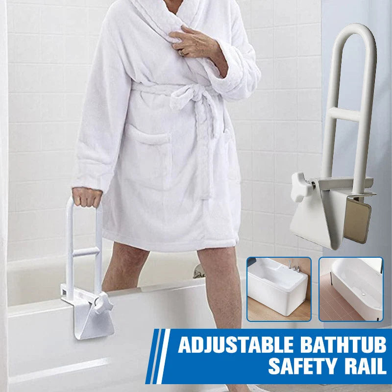 Adjustable Bathtub Safety Rail