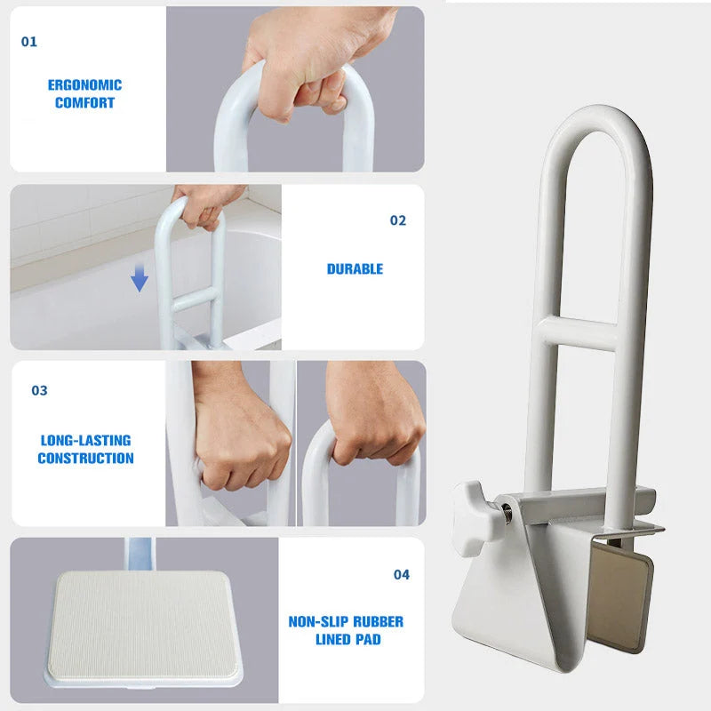 Adjustable Bathtub Safety Rail