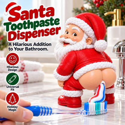 ⏳LAST DAY SALE 49% OFF🎅 Funny Santa Toothpaste Dispenser – Cheeky Christmas Gag Gift
