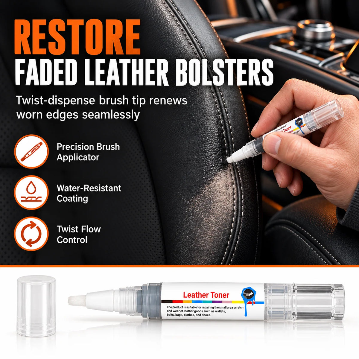 🔥Leather Touch-Up Pen – Color Restoration & Scratch Repair for Shoes, Bags, Sofas & Jackets