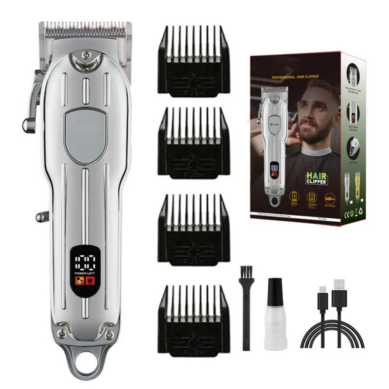 🔋 Rechargeable Hair Clipper – 7200 RPM, 5H Battery & Smart LCD – Powerful, Quiet & Family‑Ready ✂️