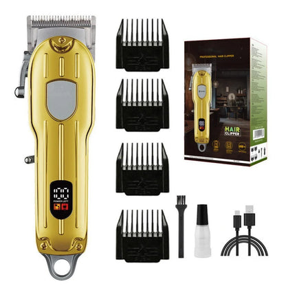 🔋 Rechargeable Hair Clipper – 7200 RPM, 5H Battery & Smart LCD – Powerful, Quiet & Family‑Ready ✂️