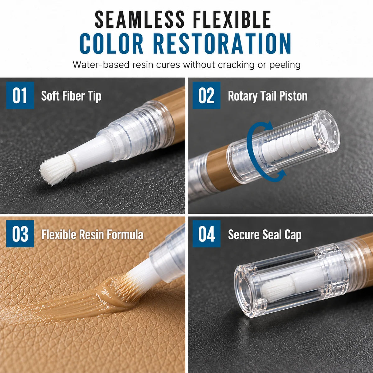 🔥Leather Touch-Up Pen – Color Restoration & Scratch Repair for Shoes, Bags, Sofas & Jackets