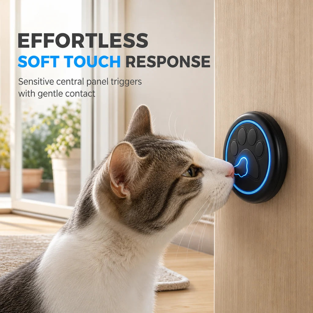 🐶wireless Touch Activated Pet Doorbell