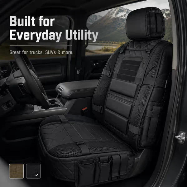 💥 50% Off Limited Time 🚙 Tactical Truck Seat Cover – Durable Design with Storage, Protection & All-Day Comfort ✨
