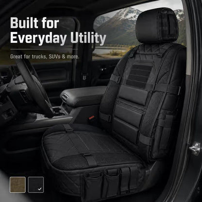 💥 50% Off Limited Time 🚙 Tactical Truck Seat Cover – Durable Design with Storage, Protection & All-Day Comfort ✨