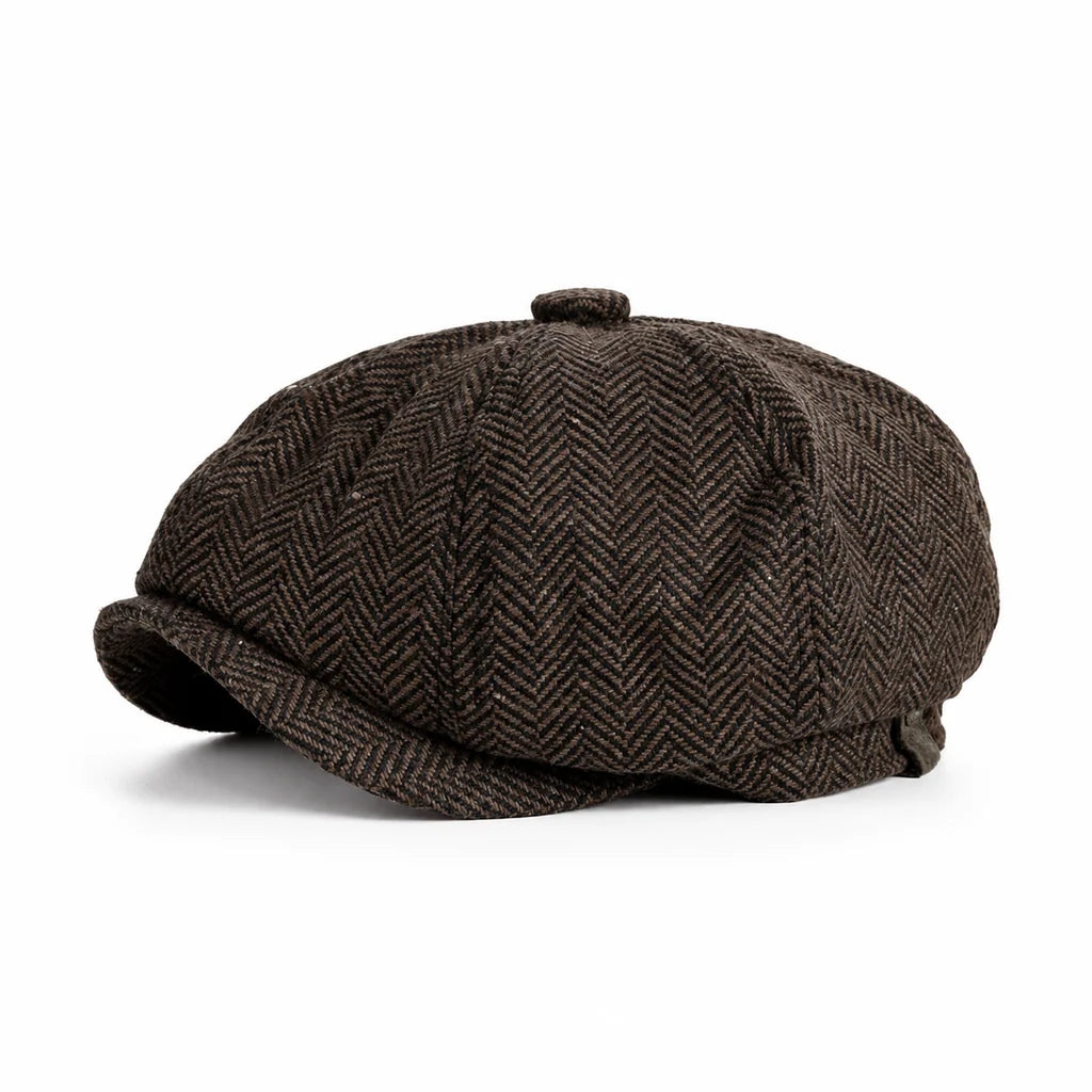 ✨Vintage British Style Newsboy Cap for Men and Women - Classic Casual Flat Cap Octagonal Beret Hat