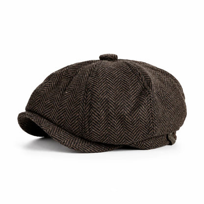 ✨Vintage British Style Newsboy Cap for Men and Women - Classic Casual Flat Cap Octagonal Beret Hat