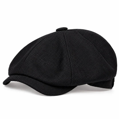 ✨Vintage British Style Newsboy Cap for Men and Women - Classic Casual Flat Cap Octagonal Beret Hat