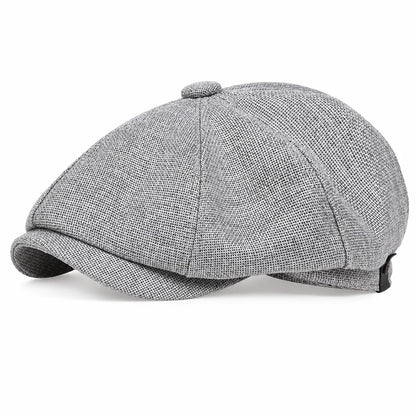 ✨Vintage British Style Newsboy Cap for Men and Women - Classic Casual Flat Cap Octagonal Beret Hat