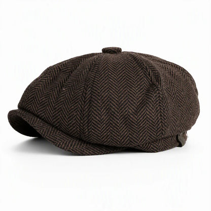 ✨Vintage British Style Newsboy Cap for Men and Women - Classic Casual Flat Cap Octagonal Beret Hat