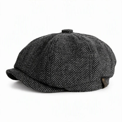 ✨Vintage British Style Newsboy Cap for Men and Women - Classic Casual Flat Cap Octagonal Beret Hat