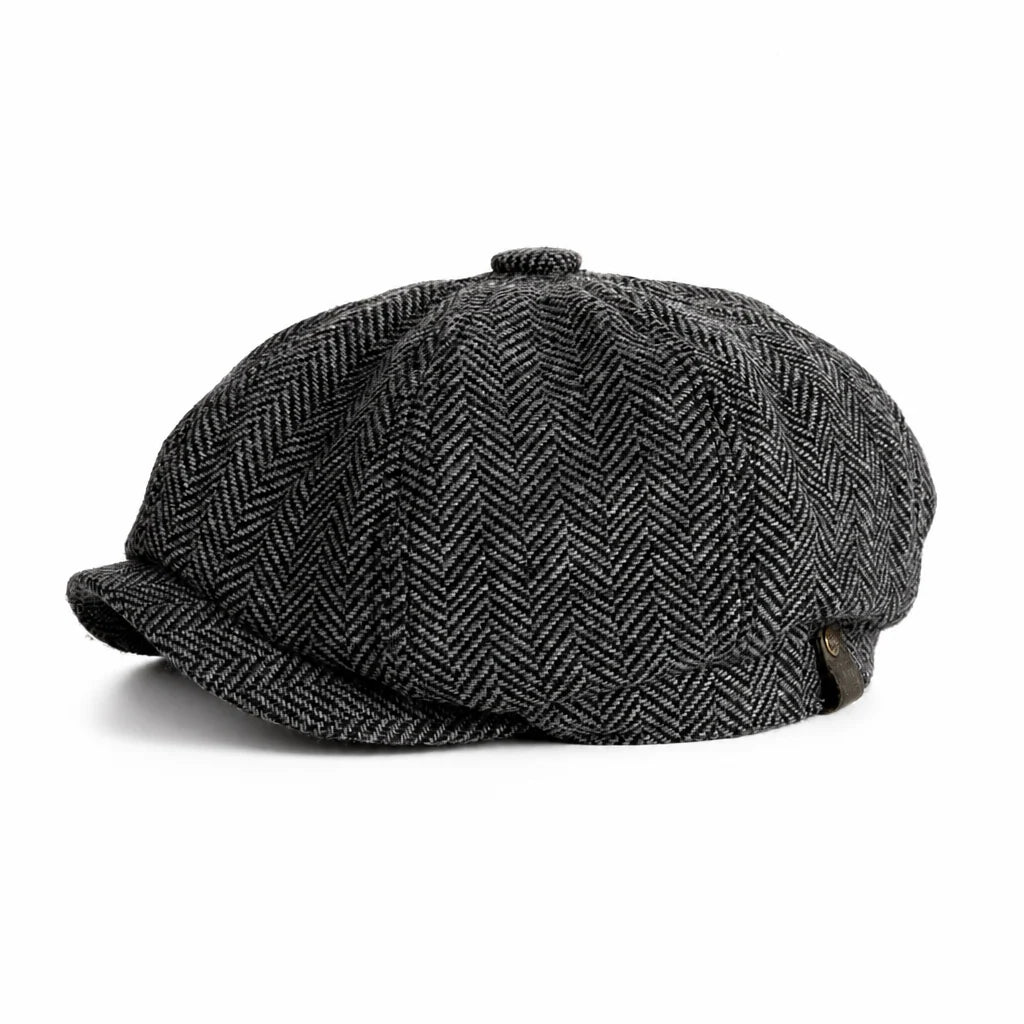 ✨Vintage British Style Newsboy Cap for Men and Women - Classic Casual Flat Cap Octagonal Beret Hat