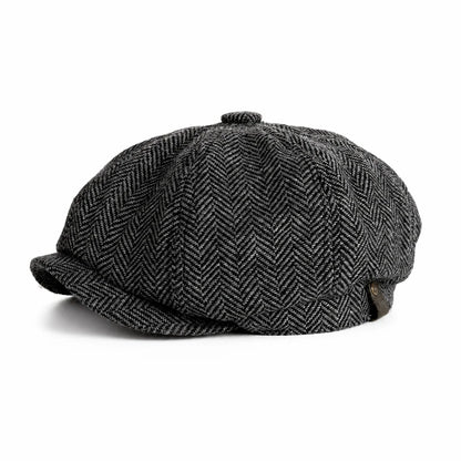 ✨Vintage British Style Newsboy Cap for Men and Women - Classic Casual Flat Cap Octagonal Beret Hat