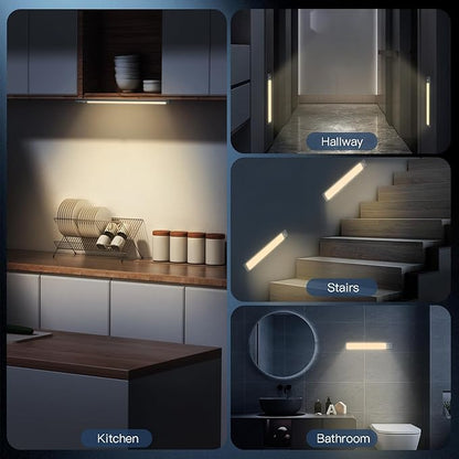 💡Under Cabinet Lighting-LED Rechargeable Closet Lights