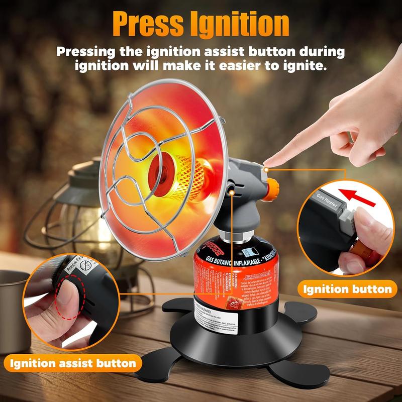 Dailyardtool® Portable Outdoor Heater- Suitable For Outdoor Camping Tent Garage Fishing
