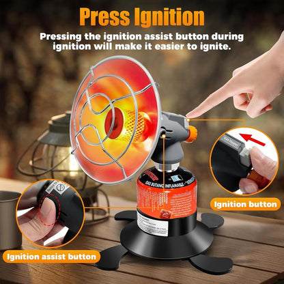 Dailyardtool® Portable Outdoor Heater- Suitable For Outdoor Camping Tent Garage Fishing
