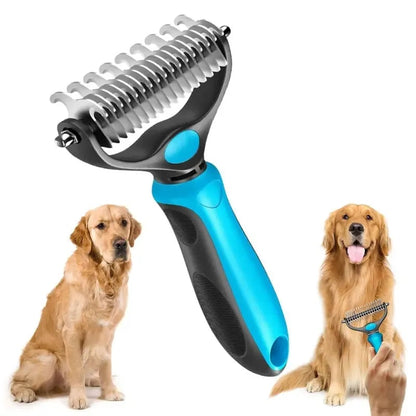 Double-Sided Pet Grooming Brush