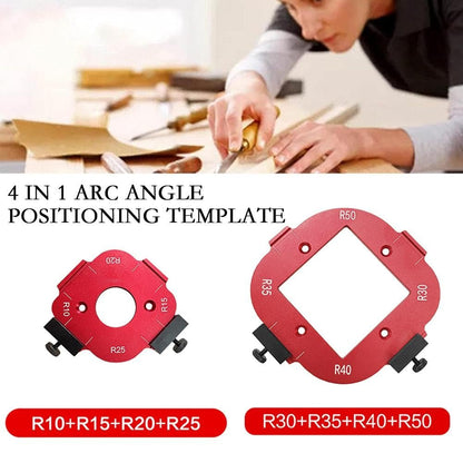 Dailyardtool® The Ultimate Cutting Template: Achieve Accurate Angles and Arcs with Ease