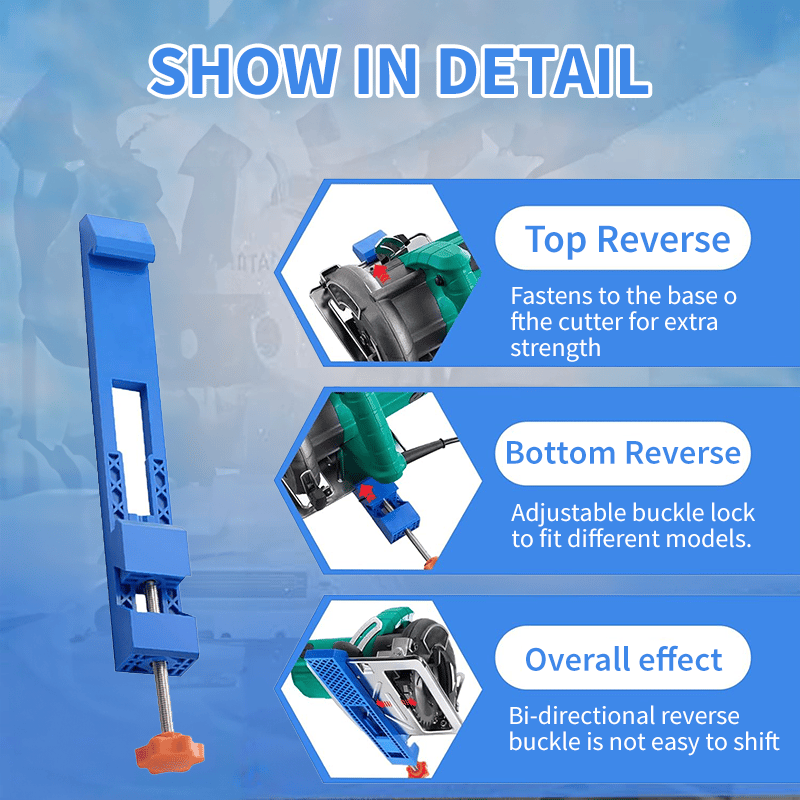 Dailyardtool®Dailyardtool® Adjustable Cutting Machine Base Guide