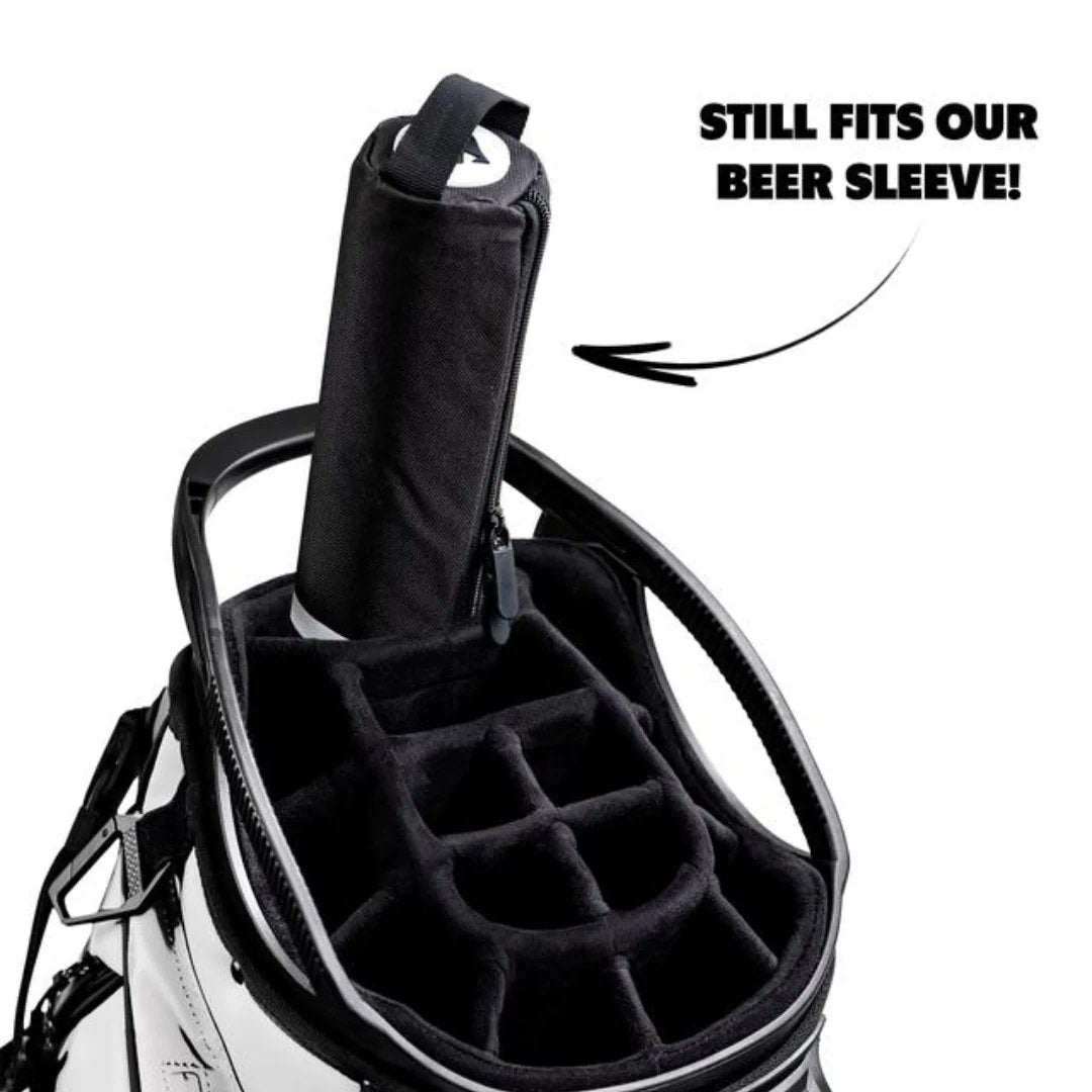⛳️ Golf Bag Beverage Sleeve (Fits Most Golf Bags • Holds 7 Cans • Moisture-Resistant Cold Storage 🍻🧊)